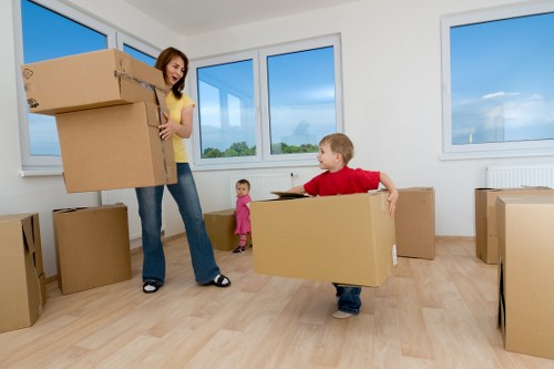 Commercial unpacking support for a Wandsworth office move