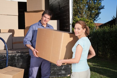 Professional movers loading belongings for a local Wandsworth relocation